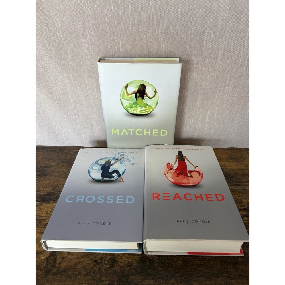 Lot Of 3 MATCHED Trilogy Book Series‎